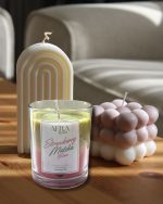 Bougie Strawberry Matcha Bloom – Image 2