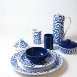 Service de Table "Calligraphie Royale" – Bleu