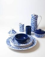 Service de Table "Calligraphie Royale" – Bleu