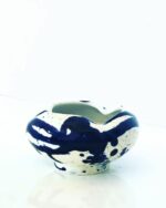 Cendrier « Bleu Éclat » – Céramique Artisanale