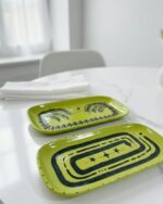 Duo de Plateaux Graphismes Ethno-Chic – Image 2