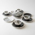 Service de Table "Odyssée Marine" – Set Complet 18 Pièces