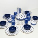 Service "Bleu Horizon" – Set Géométrique Moderne