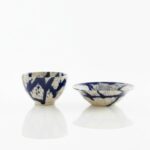 Duo "Éclat d’Azur" – Set de 2 Bols Artisanaux
