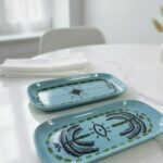 Duo de Plateaux Graphismes Ethno-Chic