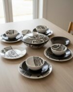 Service de Table "Odyssée Marine" – Set Complet 18 Pièces – Image 2