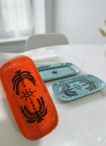 Duo de Plateaux Graphismes Ethno-Chic – Image 4