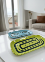 Duo de Plateaux Graphismes Ethno-Chic – Image 3