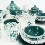 Service Complet "Émeraude Sauvage" – 18 Pièces